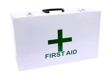 old german metal first aid box|large empty first aid box.